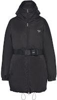 (Women) PRADA FW22 Black Hooded Mid-Length Down Jacket 29Y955-1WQ8-F0002-S-212 (Women) PRADA FW22 Black Hooded Mid-Length Down Jacket 29Y955-1WQ8-F0002-S-212