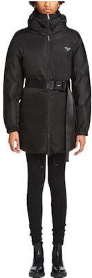 (Women) PRADA FW22 Black Hooded Mid-Length Down Jacket 29Y955-1WQ8-F0002-S-212 Lookbook (Women) PRADA FW22 Black Hooded Mid-Length Down Jacket 29Y955-1WQ8-F0002-S-212
