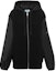 Order (Women) PRADA FW22 Black Knit Hoodie with Patch and Zipper Detail. P25L34-109R-F0002-S-222