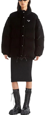 (W) PRADA FW22 黑色純色長袖外套 29X805-1XJX-F0002-S-222 Lookbook (W) PRADA FW22 黑色純色長袖外套 29X805-1XJX-F0002-S-222