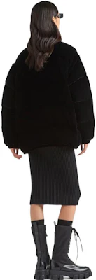 (W) PRADA FW22 黑色純色長袖外套 29X805-1XJX-F0002-S-222 Shop (W) PRADA FW22 黑色純色長袖外套 29X805-1XJX-F0002-S-222