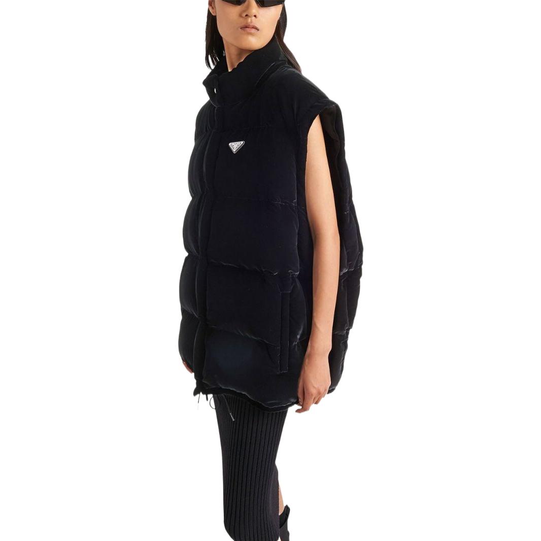 Purchase (W) PRADA FW22 黑色純色長袖外套 29X805-1XJX-F0002-S-222