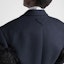 Sizing (Women) PRADA FW22 Dark Blue Solid Button-Up Long Sleeve Coat P655PP-117O-F0008-S-222