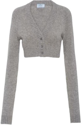 (W) PRADA 秋冬22 灰色V领修身羊绒毛衣 P25I65-10CE-F0031-S-221 Buy (W) PRADA 秋冬22 灰色V领修身羊绒毛衣 P25I65-10CE-F0031-S-221