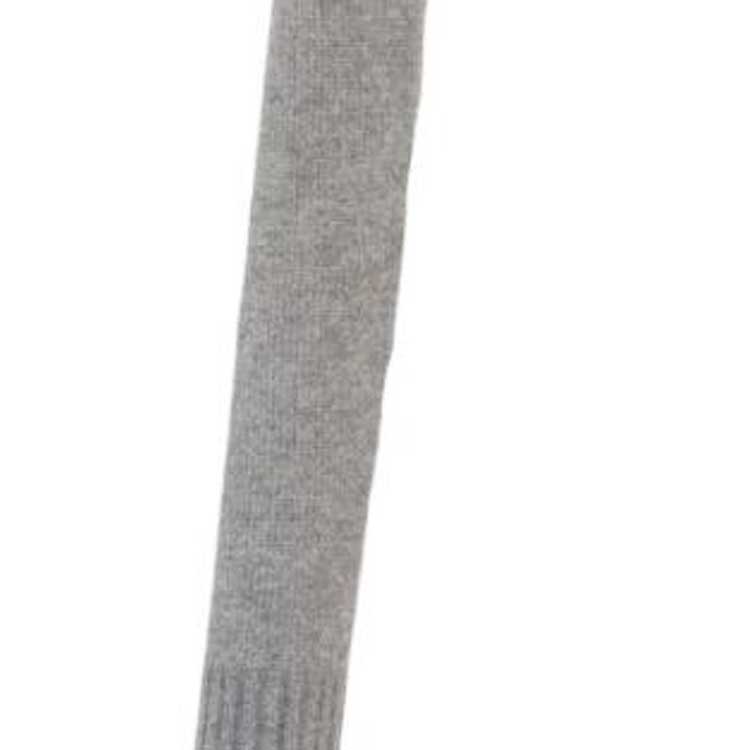 Sizing (W) PRADA 秋冬22 灰色V领修身羊绒毛衣 P25I65-10CE-F0031-S-221