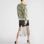 Shop (Women) PRADA FW22 Ivy Green Colorblock High-Neck Pullover Sweater P26474-114B-F077G-S-222