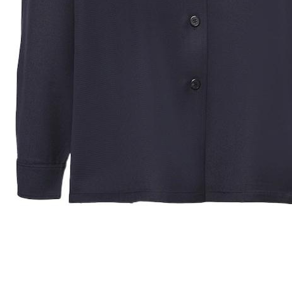 Sizing (W) プラダ FW22 ネイビーブルーシャツ P495F-108W-F0008-S-221