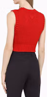Purchase (Women) PRADA FW22 Red Sleeveless Pullover Knit Vest. P29A02-11F9-F0011-S-221