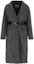 Buy (Women) PRADA FW22 Single-Breasted Belted Long Sleeve Coat Grey P626PK-11C1-F0480-S-222