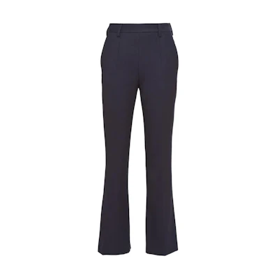 (Women) PRADA FW22 Solid Straight-Leg Suit Pants Blue P246G-108W-F0008-S-221