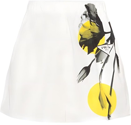 (W) PRADA FW22 花卉印花米色寬鬆直筒休閒短褲 女款 P211G-10N0-F0009-S-221 Buy (W) PRADA FW22 花卉印花米色寬鬆直筒休閒短褲 女款 P211G-10N0-F0009-S-221