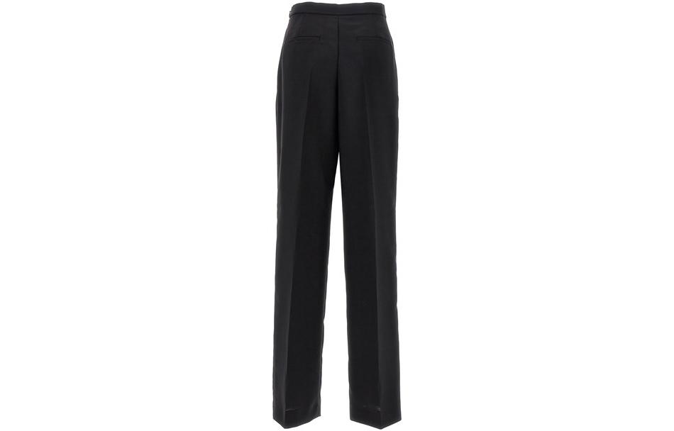 Lookbook (W) PRADA FW23 黑色寬鬆休閒褲搭配經典標誌設計。 P230H-12I1-F0002