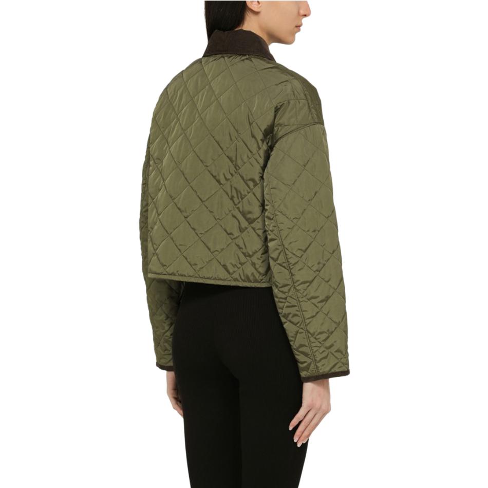 (Women) PRADA FW23  Green Striped Quilted Relaxed Single-Breasted Jacket 29X166-1WQ9- F0AP5-F-OOO 圖 4
