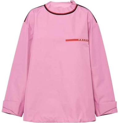 (W) Sudadera Casual Cuello Redondo PRADA FW23 Rosa con Rayas y Letras. 29Y860-1XV1-F01N6-S-202 Order (W) Sudadera Casual Cuello Redondo PRADA FW23 Rosa con Rayas y Letras. 29Y860-1XV1-F01N6-S-202