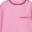 Sizing (W) Sudadera Casual Cuello Redondo PRADA FW23 Rosa con Rayas y Letras. 29Y860-1XV1-F01N6-S-202