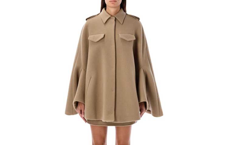 Order (W) PRADA FW23 藍色純色單排扣長袖外套 P678Q-1Z83-F0008-S-232