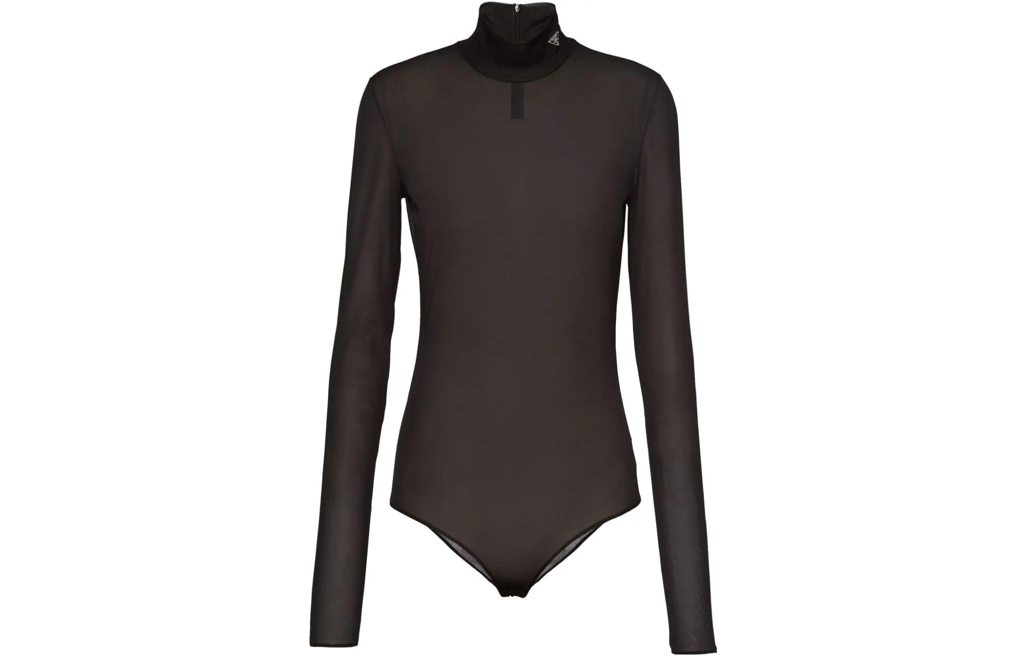 Order (Women) PRADA FW23  Solid Color Turtleneck Long Sleeve Jumpsuit Casual Wear 32152-130U-FOF24-S-OOO