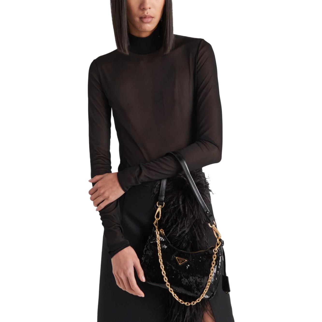 Purchase (Women) PRADA FW23  Solid Color Turtleneck Long Sleeve Jumpsuit Casual Wear 32152-130U-FOF24-S-OOO