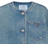 Purchase (Women) PRADA FW23 Washed Denim Short Jacket Blue GFB309-13Z6-F0BAN-S-OOO