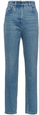 (Women) PRADA FW23 Washed High-Waist Buttoned Jeans Blue GFP503-13Z6-F0BAN-S-OOO Order (Women) PRADA FW23 Washed High-Waist Buttoned Jeans Blue GFP503-13Z6-F0BAN-S-OOO