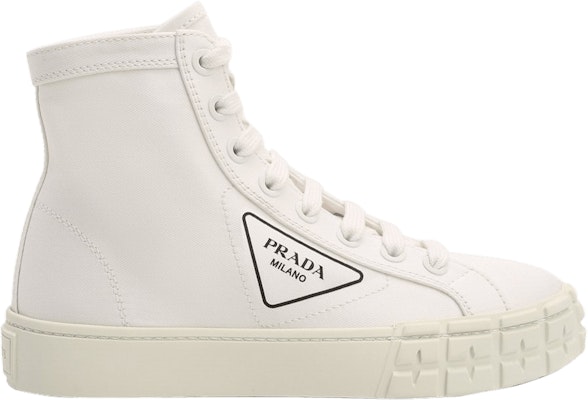 (W) 프라다 가바딘 휠 화이트 하이탑 (Prada Gabardine Wheel White High-top) 1T941L-GUD-F0009 Buy (W) 프라다 가바딘 휠 화이트 하이탑 (Prada Gabardine Wheel White High-top) 1T941L-GUD-F0009