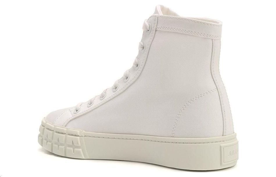 Shop (W) Prada Gabardine Wheel Tinggi 'Putih' 1T941L-GUD-F0009