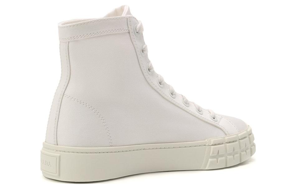 Purchase (W) Prada Gabardine Wheel Tinggi 'Putih' 1T941L-GUD-F0009