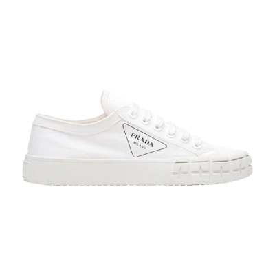 (W) Prada Gabardine Wheel Low 'White'