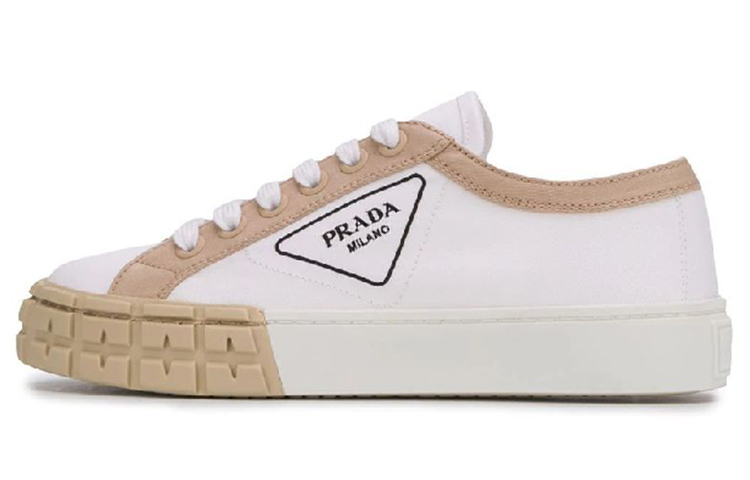 Buy (W) 프라다 개버딘 휠 로우 '화이트 카키' 1E939L-89C-F074A