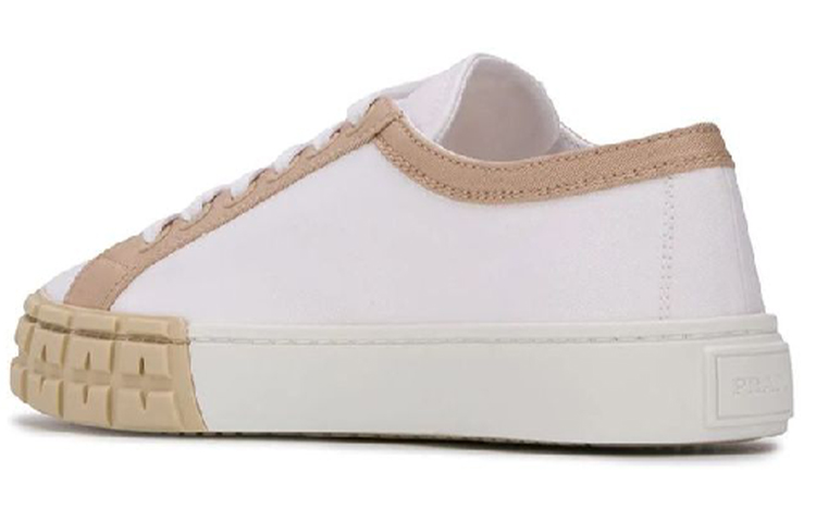 Purchase (W) 프라다 개버딘 휠 로우 '화이트 카키' 1E939L-89C-F074A