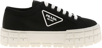 (Women) Prada Gabardine Wheel Platform 'Black' 1E260M-MMS-F0IAU (Women) Prada Gabardine Wheel Platform 'Black' 1E260M-MMS-F0IAU