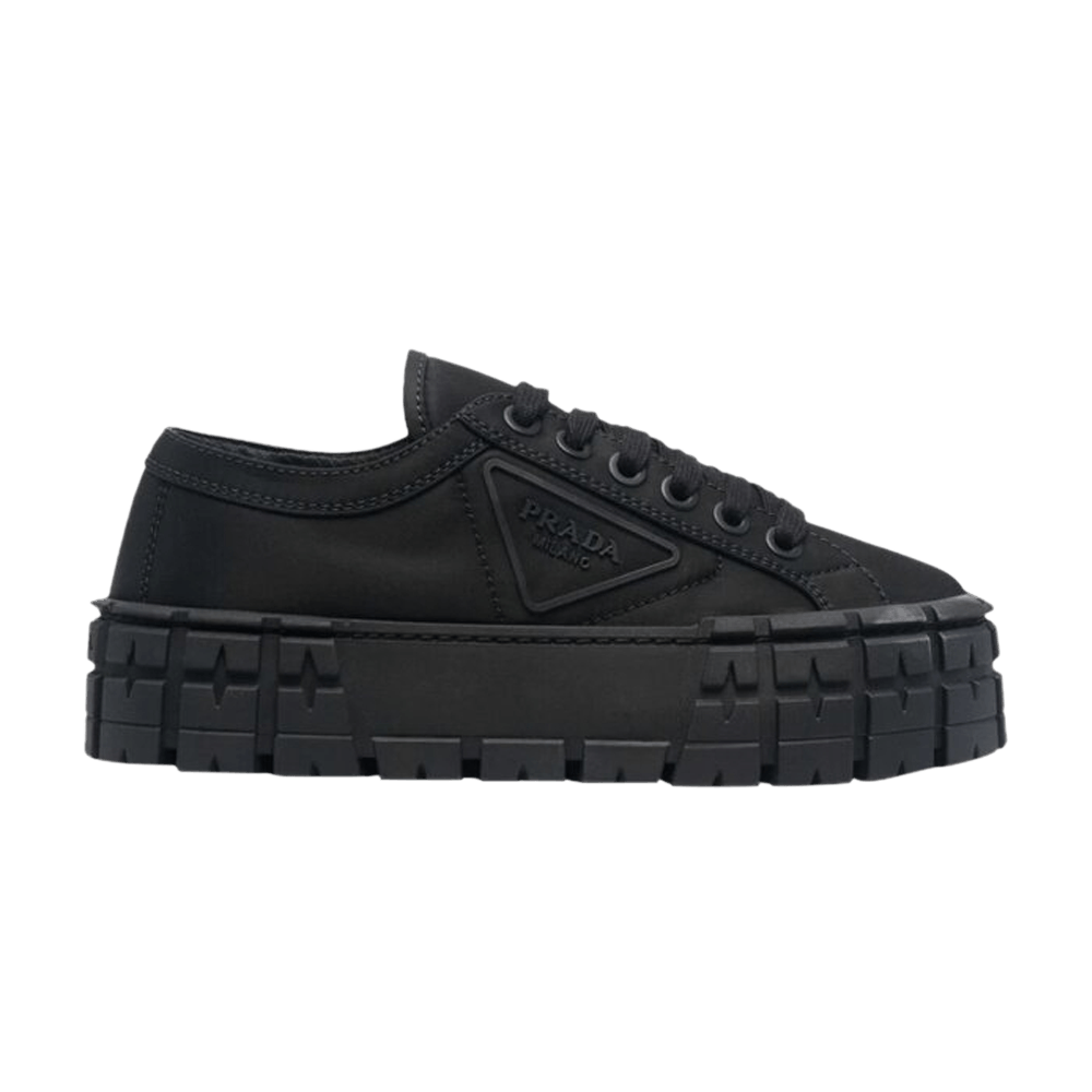 (Women) Prada Gabardine Wheel Platform 'Black'  1E260M-3LFX-F0002