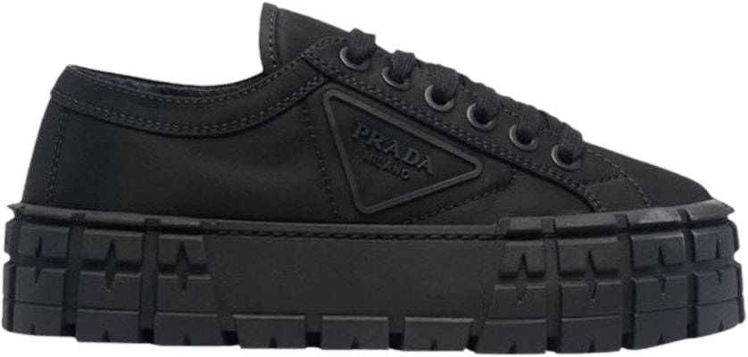 (Women) Prada Gabardine Wheel Platform 'Black' 1E260M-3LFX-F0002 Buy (Women) Prada Gabardine Wheel Platform 'Black' 1E260M-3LFX-F0002