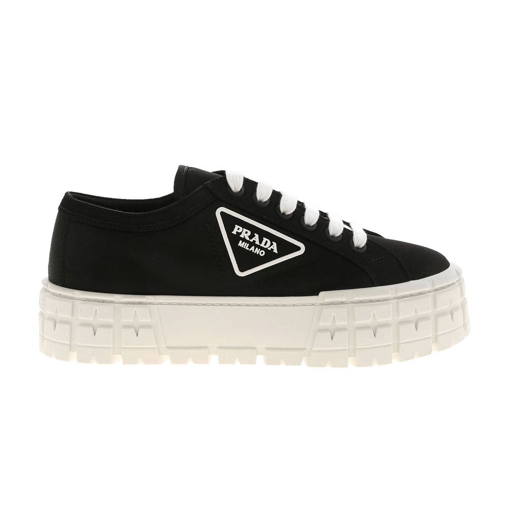(Women) Prada Gabardine Wheel Platform 'Black'  1E260M-MMS-F0IAU