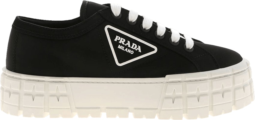(Women) Prada Gabardine Wheel Platform 'Black' 1E260M-MMS-F0IAU Buy (Women) Prada Gabardine Wheel Platform 'Black' 1E260M-MMS-F0IAU