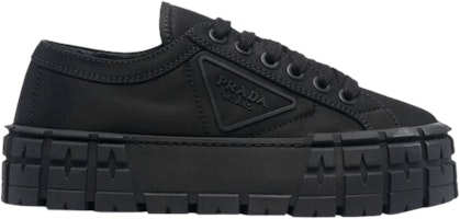 (Women) Prada Gabardine Wheel Platform 'Black' 1E260M-3LFX-F0002 (Women) Prada Gabardine Wheel Platform 'Black' 1E260M-3LFX-F0002