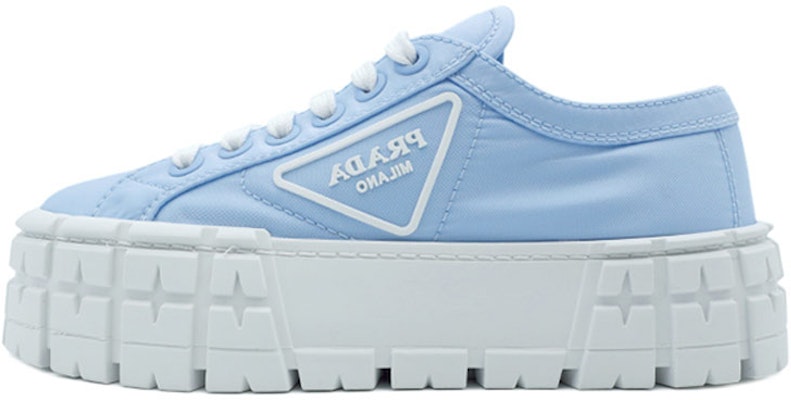 (Women) Prada Gabardine Wheel Platform 'Light Blue' 1E260M-3LFX-F0076 Buy (Women) Prada Gabardine Wheel Platform 'Light Blue' 1E260M-3LFX-F0076