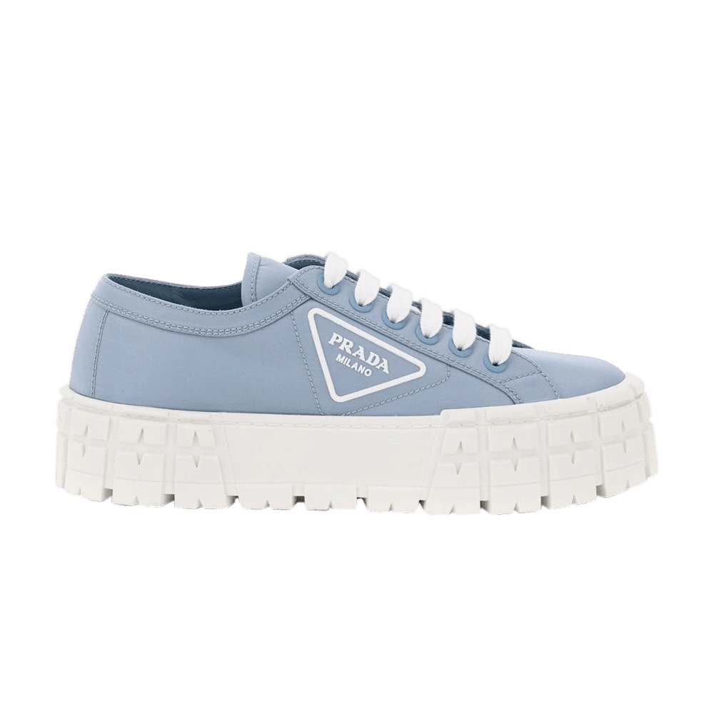 (W) Prada Gabardine Wheel Platform 'Light Blue'