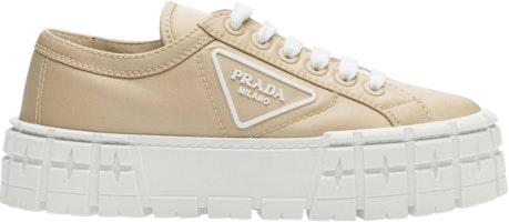 (Women) Prada Gabardine Wheel Platform 'Light Brown' 1E260M-3LFX-F0F24
