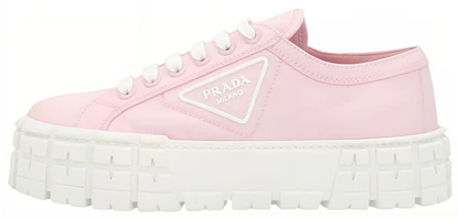 (Women) Prada Gabardine Wheel Platform 'Pink' 1E260M-3LFX-F0E18 (Women) Prada Gabardine Wheel Platform 'Pink' 1E260M-3LFX-F0E18