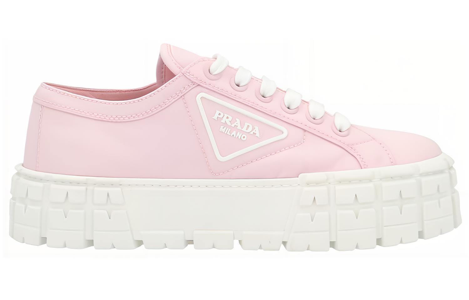 Order (W) Plataforma Prada Gabardina Wheel 'Rosa' 1E260M-3LFX-F0E18