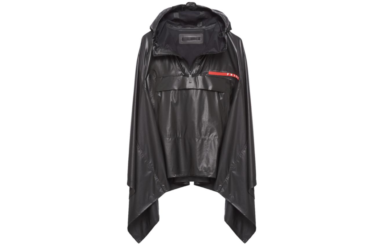 Order (W) PRADA 光面连帽披风 黑色 时尚潮流. 291931-1T2Y-F0002-S-211