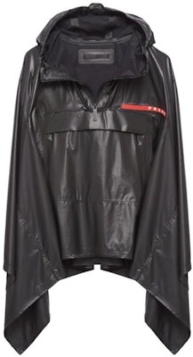 (W) PRADA 光面连帽披风 黑色 时尚潮流. 291931-1T2Y-F0002-S-211 Order (W) PRADA 光面连帽披风 黑色 时尚潮流. 291931-1T2Y-F0002-S-211