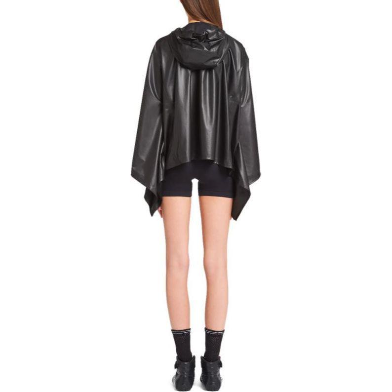 Shop (W) PRADA 光面连帽披风 黑色 时尚潮流. 291931-1T2Y-F0002-S-211