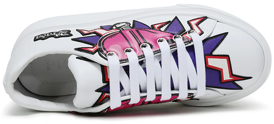(W) Prada Graphic Heart Plateau-Sneaker ''Weiß Bunt'' 1E805L_3L2B_F0009_F_045 Purchase (W) Prada Graphic Heart Plateau-Sneaker ''Weiß Bunt'' 1E805L_3L2B_F0009_F_045