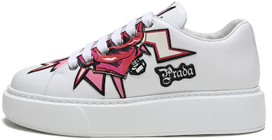 (Women) Prada Graphic Rose Platform Sneakers 'White Multi-Color' 1E806L_3L2C_F0009_F_045 (Women) Prada Graphic Rose Platform Sneakers 'White Multi-Color' 1E806L_3L2C_F0009_F_045
