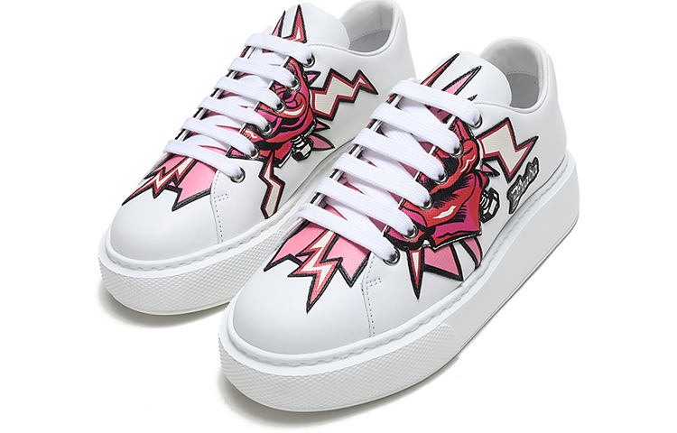 Lookbook (W) Sneakers Prada Graphic Rose Platform ''Bianco Multicolore'' 1E806L_3L2C_F0009_F_045