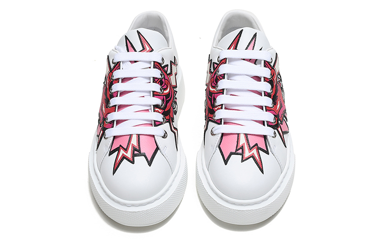 Shop (W) Sneakers Prada Graphic Rose Platform ''Bianco Multicolore'' 1E806L_3L2C_F0009_F_045