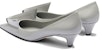 (W) Prada Tumit Tinggi Mules 'Cloud Grey' 1I290N_055_F0424_F_A045