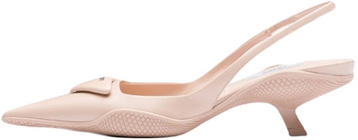 (Women) Prada Heeled Mules 'Pink Velvet' 1I565M_055_F0236_F_A045 (Women) Prada Heeled Mules 'Pink Velvet' 1I565M_055_F0236_F_A045